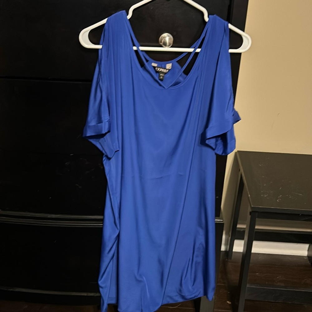 Women’s Express size large blue dress